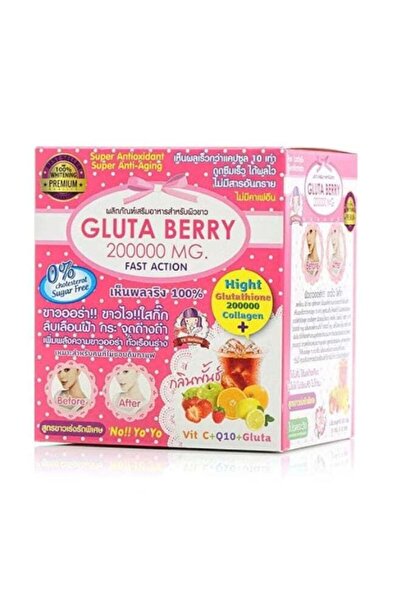 Top Choice Gluta Berry Whitening Drink with Glutathione and Collagen 200000 M...