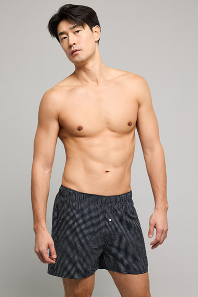 R&B Printed Boxer with Elastic Waist