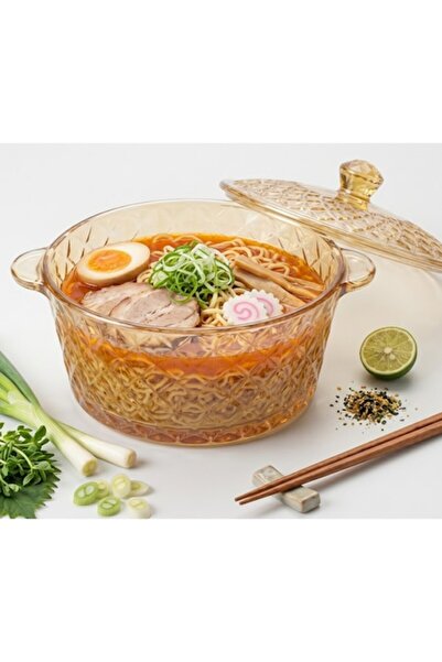 AUROV AV Aurov® Vintage Design Serving Bowl, Glass, with Lid, For Serving, St...