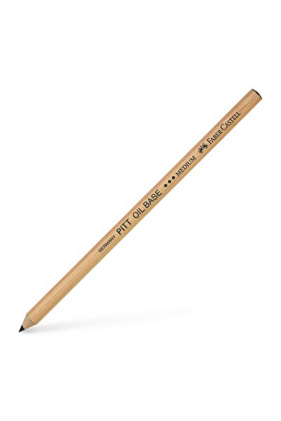 Faber Castell Pastel de ulei tip creion PITT Negru Mediu FABER-CASTELL