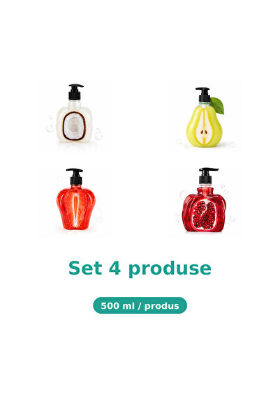 Tasty Set 4 Produse Tasty, Mix Cocos, Pere, Capsuni, Rodie