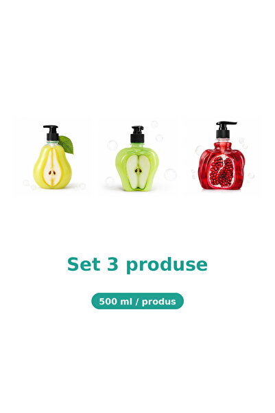 Tasty Set 3 Produse Tasty, Mix Pere, Mar Piele Sensibila, Rodie
