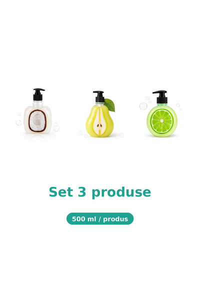 Tasty Set 3 Produse Tasty, Mix Cocos, Pere, Lime