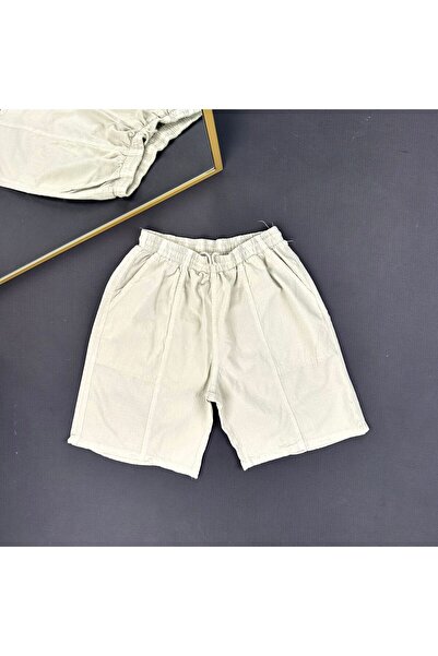 THEGENTMAN Raw Linen Shorts