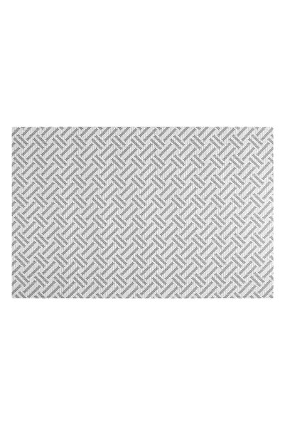 OEM Suport Pentru Farfurii, Alb, Simplu, Piele artificială, 45x30cm