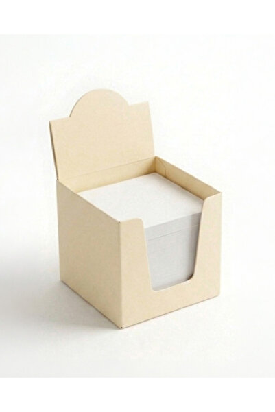 Sert Mukavva Kutulu Bloknot 90gr 800 Yaprak Büyük Boy (8x8x8 cm)