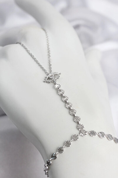 Clariss Silver Color Brass Zircon Stone Eye Model Shahmeran