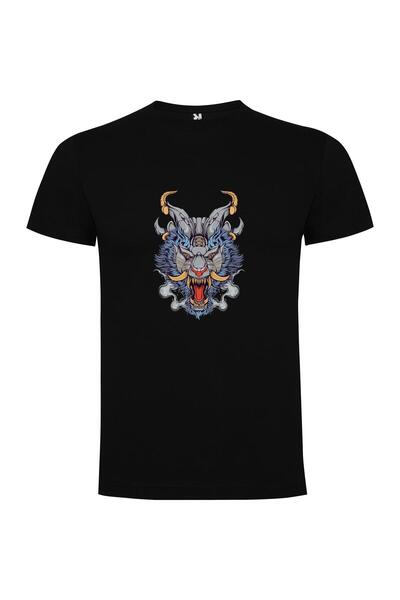 iLovePrints Dragon Samurai Oni Tshirt