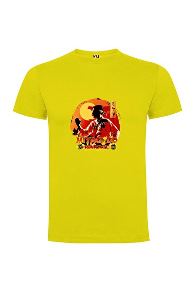 iLovePrints Sunset Karate Pose Tshirt