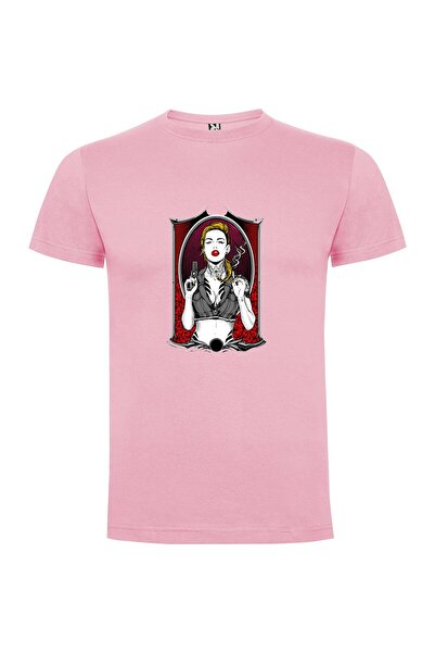 iLovePrints Gunsmoke Femme Fatale Tshirt