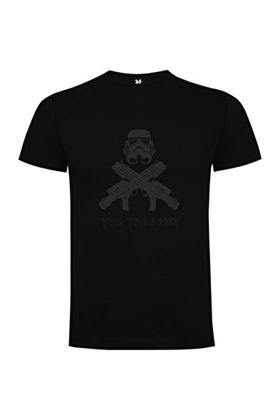 iLovePrints Gun-Helmet Trooper Empire Tshirt