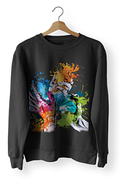iLovePrints Μακρυμάνικη Μπλούζα Art Paint
