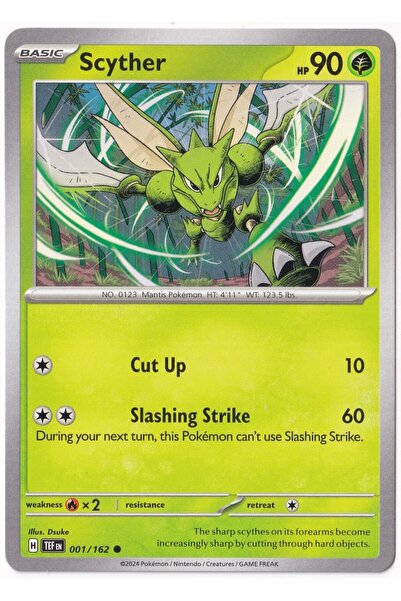 Pokemon Scyther 001/162 - Temporal Forces - Kartı (Mint)