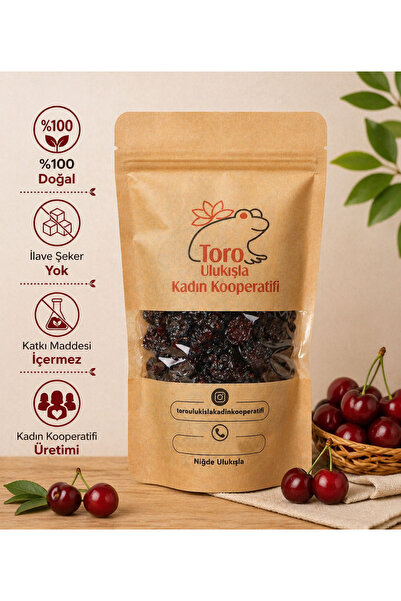TOROULUKISLAKADINKOOPERATİFİ Doğal Kiraz Kurusu 250 gr– Güneşte Kurutulmuş | ...