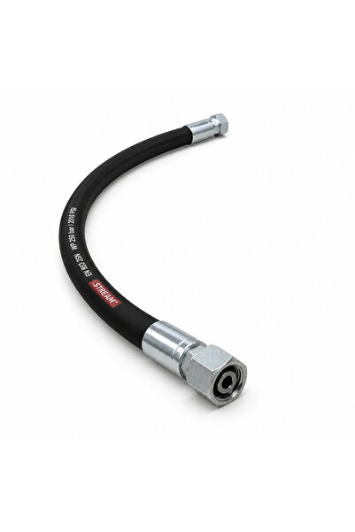 Universal 3/8 R1 Hydraulic Brake Hose 55 cm Straight-Straight 18X1.5 with Female Fitting (22 Key)