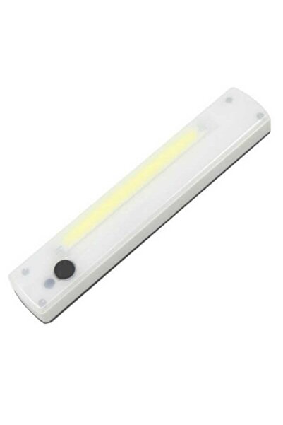 EUROLAMP λευκό φωτιστικό πάγκου LED με μπαταρία και διακόπτη, 2W, 20 cm, 3000...