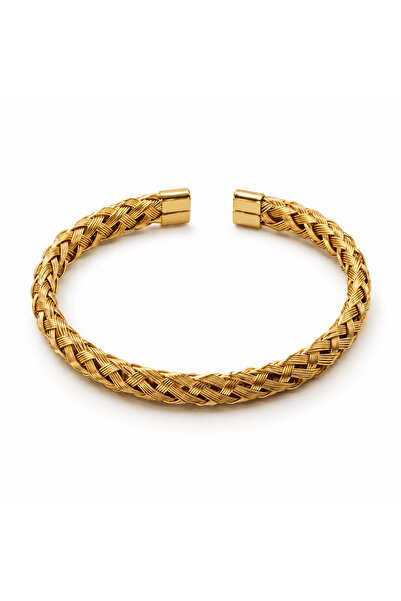 YVA Jewelry Brățară de damă din oțel inoxidabil placată cu aur, rezistentă la...