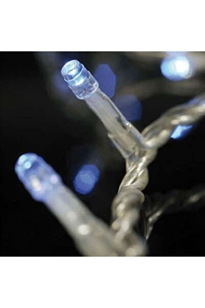 Generic 100 λαμπάκια LED σε σειρά, 5 m, διάφανο καλώδιο, σταθερή, με επέκταση...
