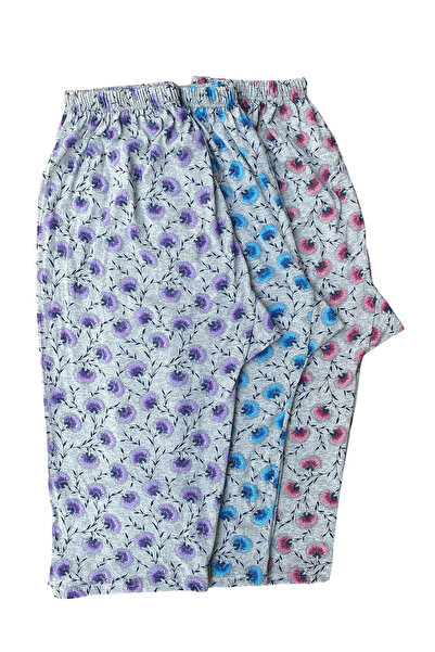 urumbay 3-Piece Large Size Mesh Women's Combed Cotton Below the Knee Patterne...