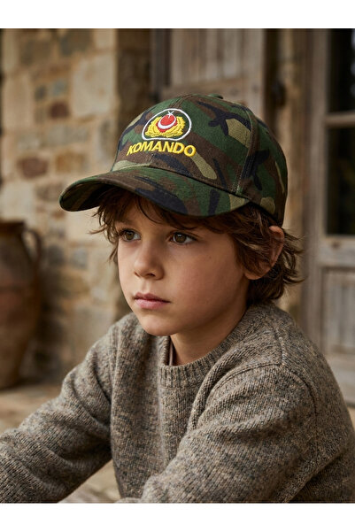 PIECE SIGNATURE Children's Commando Cap - Adjustable Velcro on the Back with ...