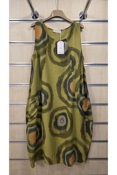 Park Moda Rochie italiană lungă, fără mâneci