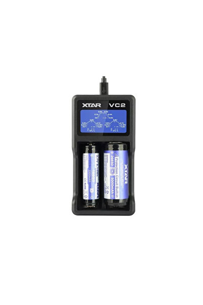 XTAR Incarcator Universal LI-ION NI-MH NI-CD 2buc LCD USB XTAR-VC2