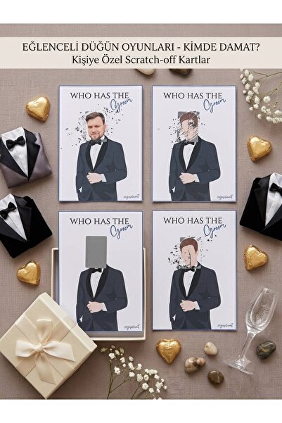 The Byzia Damat Kimde? Eğlenceli Düğün & Bride Oyunları 10 Adet Kart Birinde ...