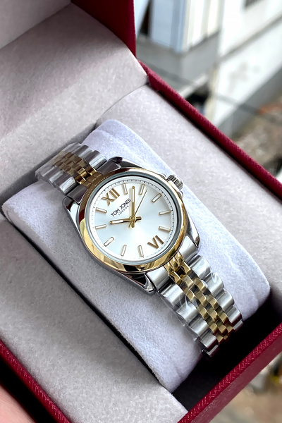 Tom Jones London Original Women's Wristwatch with 2-Year Warranty Steel Strap 3 Atm Water Resistant