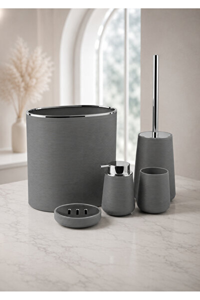 CEZVE HOME Acrylic Modern Bathroom Set – 5 Piece Modern & Stylish Design