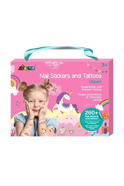 AVENİR Autocolante și tatuaje pentru unghii Unicorni (58NA218205)