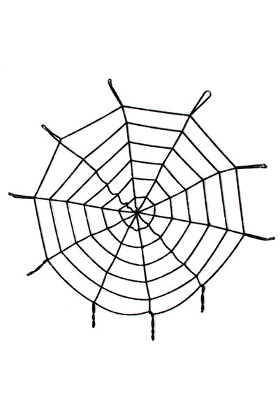 northcity n 1.50 Meters Black Giant Spider Web Decor