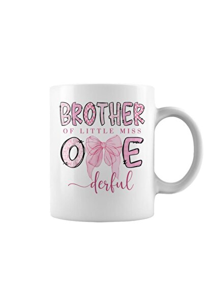 NASAQ Brother Of Little Miss Onederful Coquette 1St Birthday Girl Coffee Mug