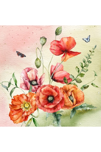 Ti Flair BOUQUET DESENLİ KAĞIT PEÇETE