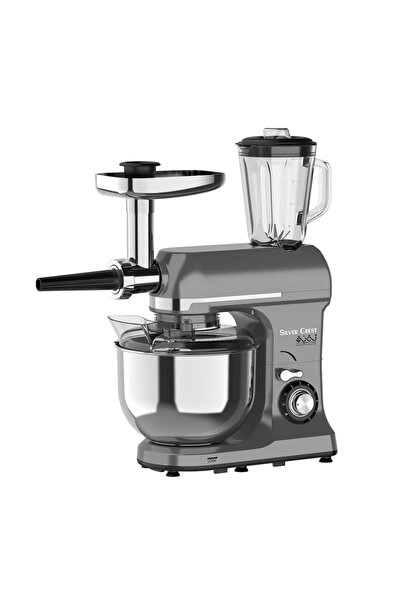 Silver Crest SIL-013 1800W Multifunction Food Processor with 7L Stand Mixer, ...