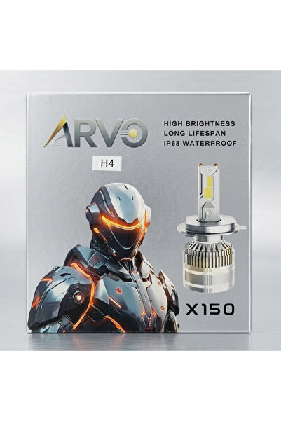 Generic (Unbranded) طقم لمبات ليد للسيارة أرفو ARVO H4 X150 - قوة 150 واط 150...