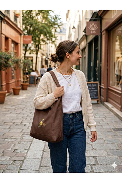 LTS bag حقيبة كتف من قماش الكتان، حقيبة هوبو، حقيبة قماشية سوداء