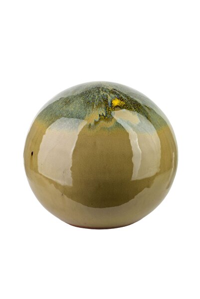 MONDEX Glob decorativ ceramic SAGGIO SUNSET 25 cm Verde 1 buc.