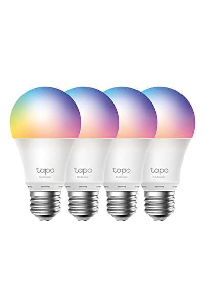 TP-LINK Set de 4 becuri inteligente Wi-Fi, RGB, luminozitate reglabilă, 2700-...