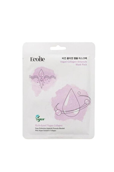Ecobe Masca Faciala cu Colagen Vegan - Fermitate si Elasticitate - Vegan Coll...