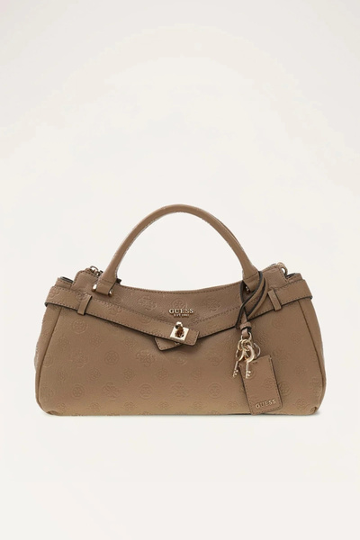 Guess Ella Logolu Girlfriend Kadın Bej El Çantası HWPD9746050-BIO