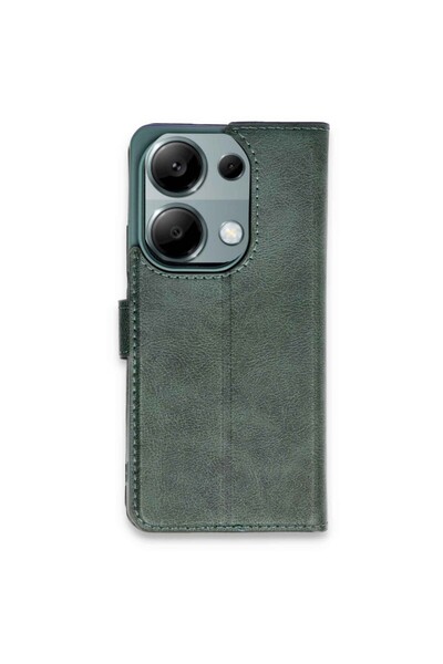 UnDePlus Xiaomi Redmi Note 13 Pro 4G Kılıf Kılıf Deri Deluxe Cüzdanlı Kapaklı...