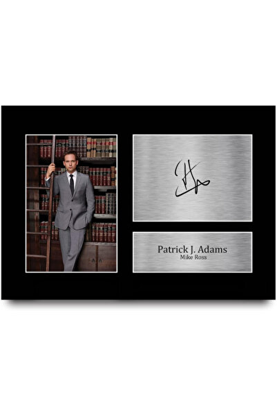HWC Trading A4 Patrick J. Adams Suits Gifts Printed Signed Autograph Picture ...