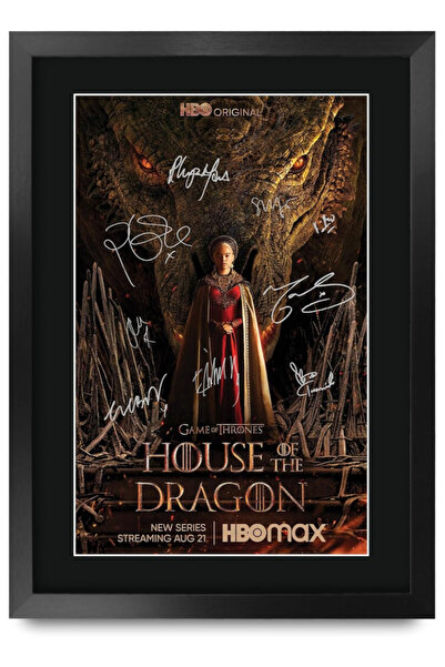 HWC Trading ملصق موقّع مطبوع لهواة تذكارات التلفزيون من مسلسل House of the Dr...