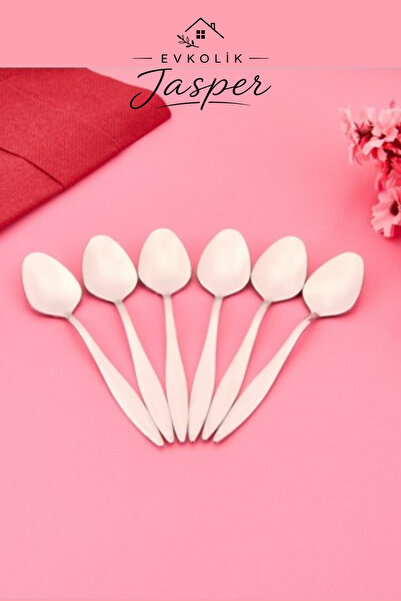 JASPER Jpr-2959 Monaco 6 Piece Dessert Spoon Stainless Steel Inox