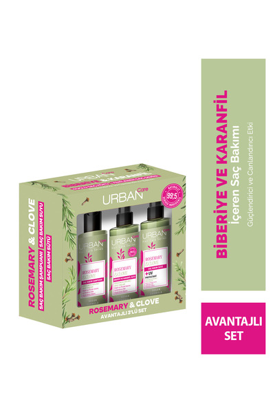 Urban Care Rosemary Clove Biberiye & Karanfil Canlandırıcı ve Güçlendirici Se...