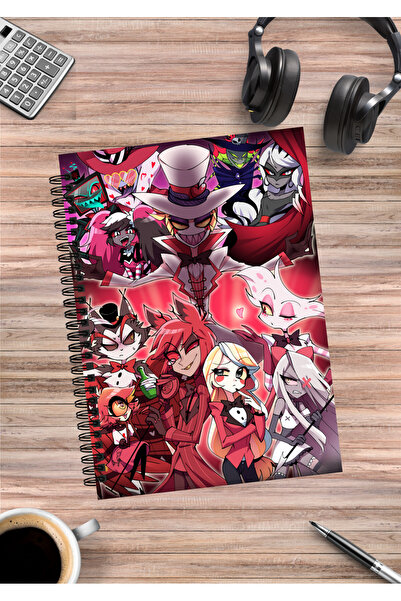 mertfigur Caiet spiralat Hazbin Hotel Anime A5 (50 de foi)