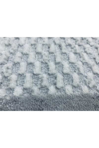Handpicked Furniture Neutral Grey Runner Carpet Ultra Soft Area Carpets For Bed Room Living Room And Dining room Anti-slip Floor Carpets Easy To Clean Made In Turkey 80x150cm