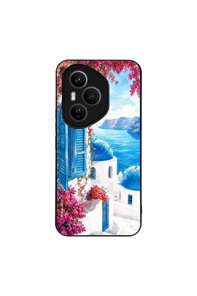 Sonique Θήκη Greek Island Muse Series για Honor 400 Pro 5G Σαντορινό Γαλάζιο
