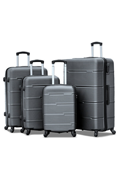 ZAAPPY Hard Shell Horizon Line ABS Lightweight 4 PCS SET (20/24/28/32 Inch) L...