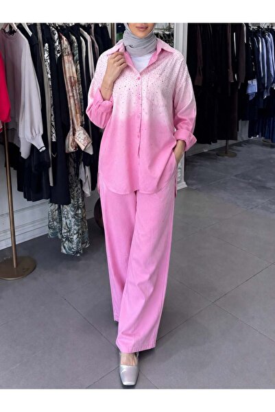 Ghisa TAŞLI TENCEL KOT TAKIM